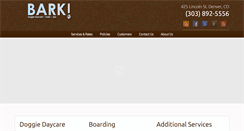 Desktop Screenshot of barkdenver.com